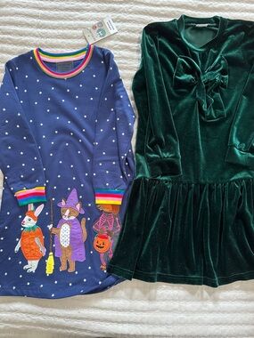 GIRLS BUNDLE OF DRESSES SIZE 5-6y